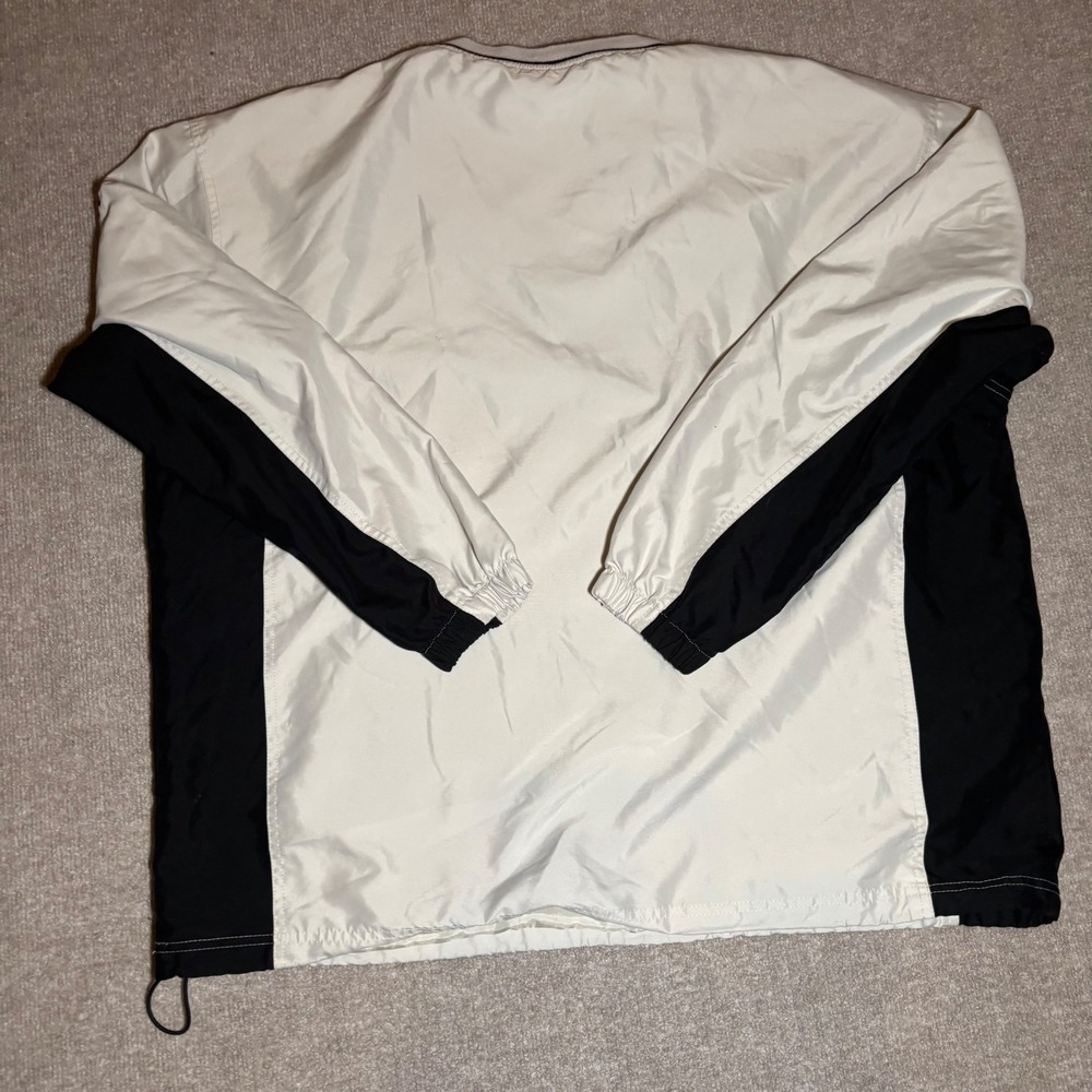 Destinations INDesigns Global Windbreaker Pullover Cream Black V-Neck XL Mens - Picture 8 of 10